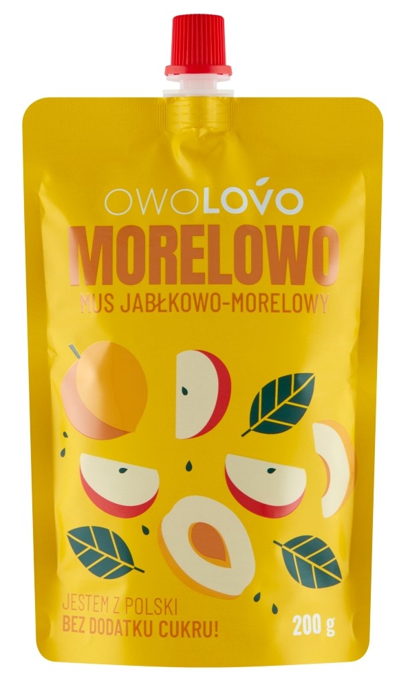 OWOLOVO Mus jabłkowo morelowy