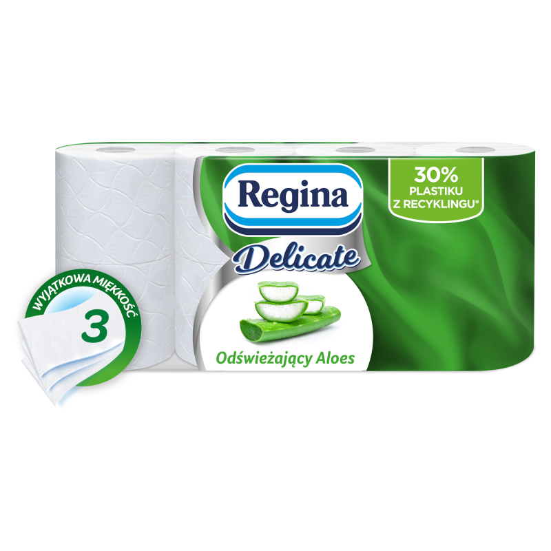 REGINA DELICATE Papier toaletowy 8 rolek frisco.pl