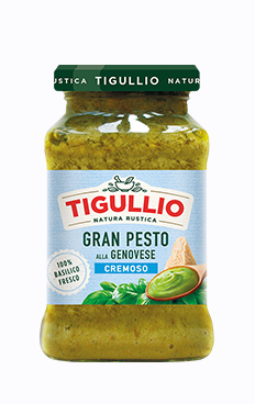 TIGULLIO Pesto alle Genovese z dodatkiem sera Grana Padano (kremowe)