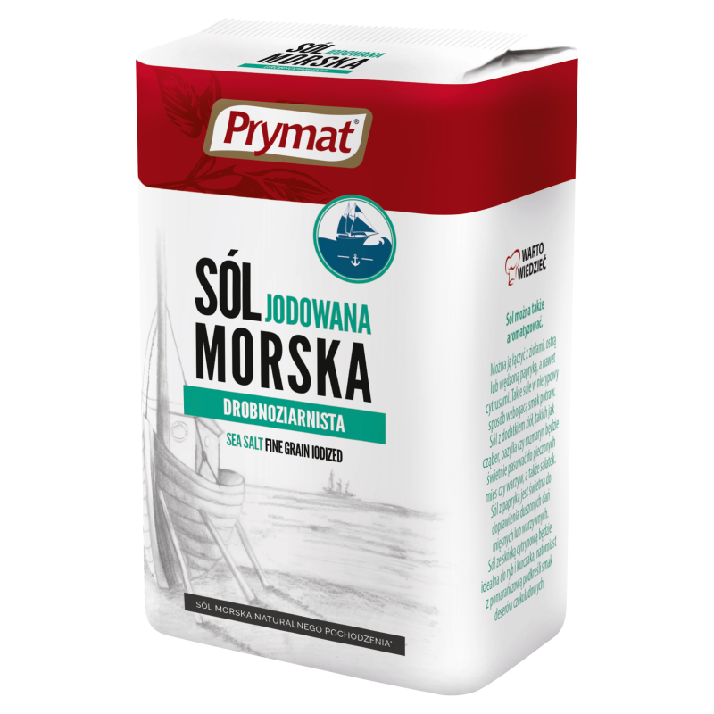 PRYMAT Sól morska jodowana drobnoziarnista frisco.pl