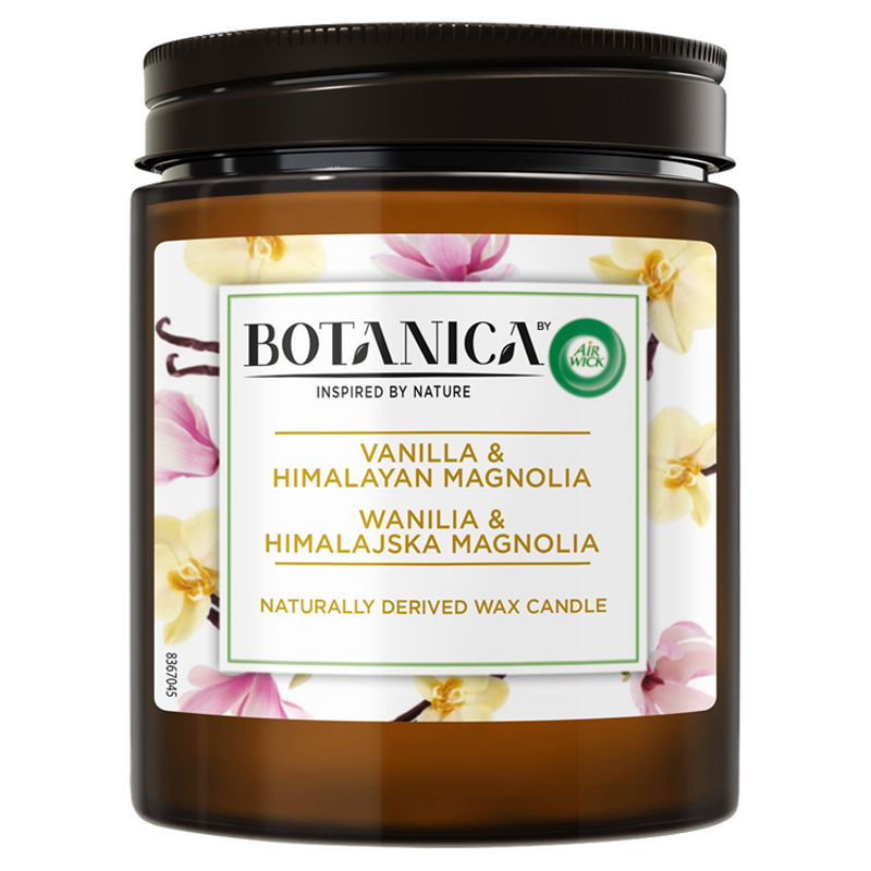 Botanica by Air Wick Świeca zapachowa wanilia & himalajska magnolia