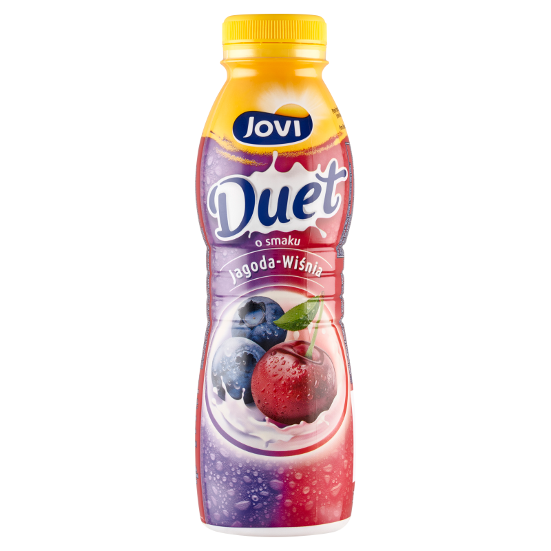 JOVI Duet Napój jogurtowy o smaku jagoda-wiśnia frisco.pl