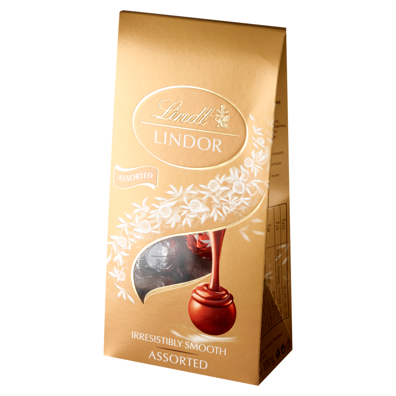 LINDT Lindor Praliny z mlecznej czekolady, białej i gorzkiej frisco.pl