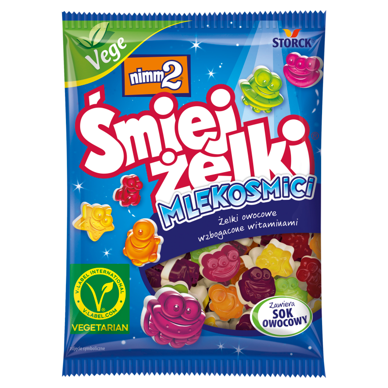 NIMM2 Żelki owocowe wzbogacone witaminami Mlekosmici frisco.pl