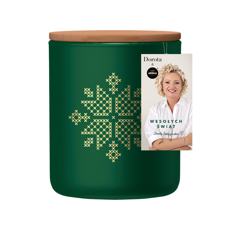 AROMA HOME & Dorota Świeca zapachowa Zimowy Las