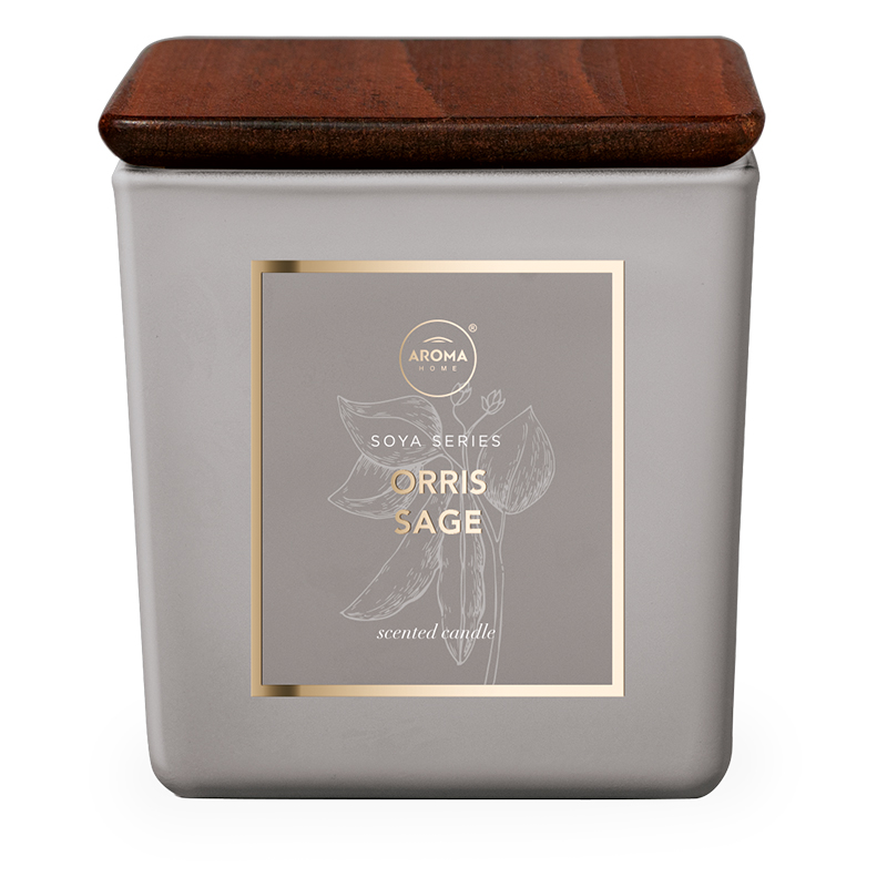 AROMA HOME Świeca zapachowa Irys & Szałwia