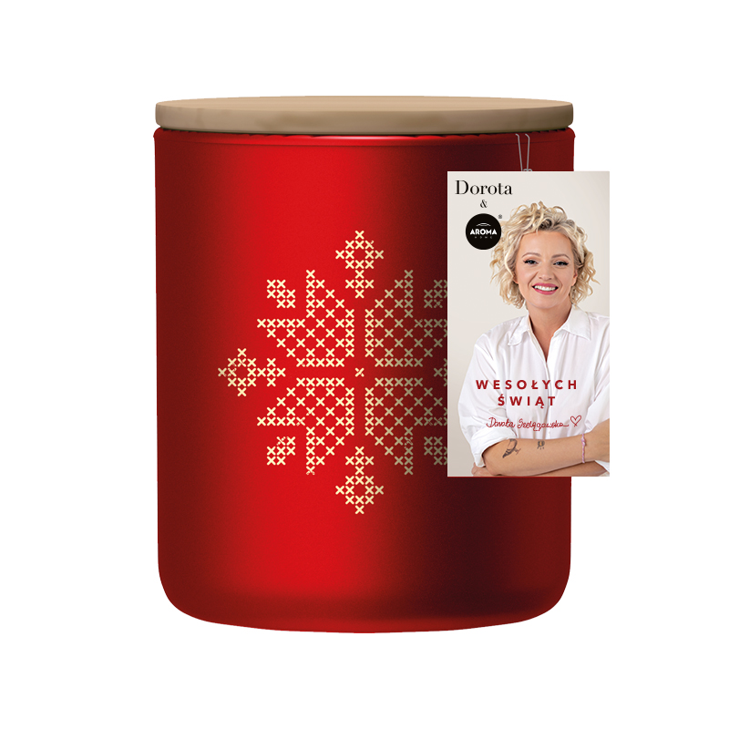 AROMA HOME & Dorota Świeca zapachowa Cynamonowy Wieczór