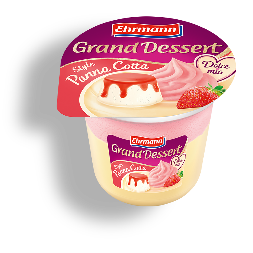 GRAND DESSERT Deser mleczny typu panna cotta
