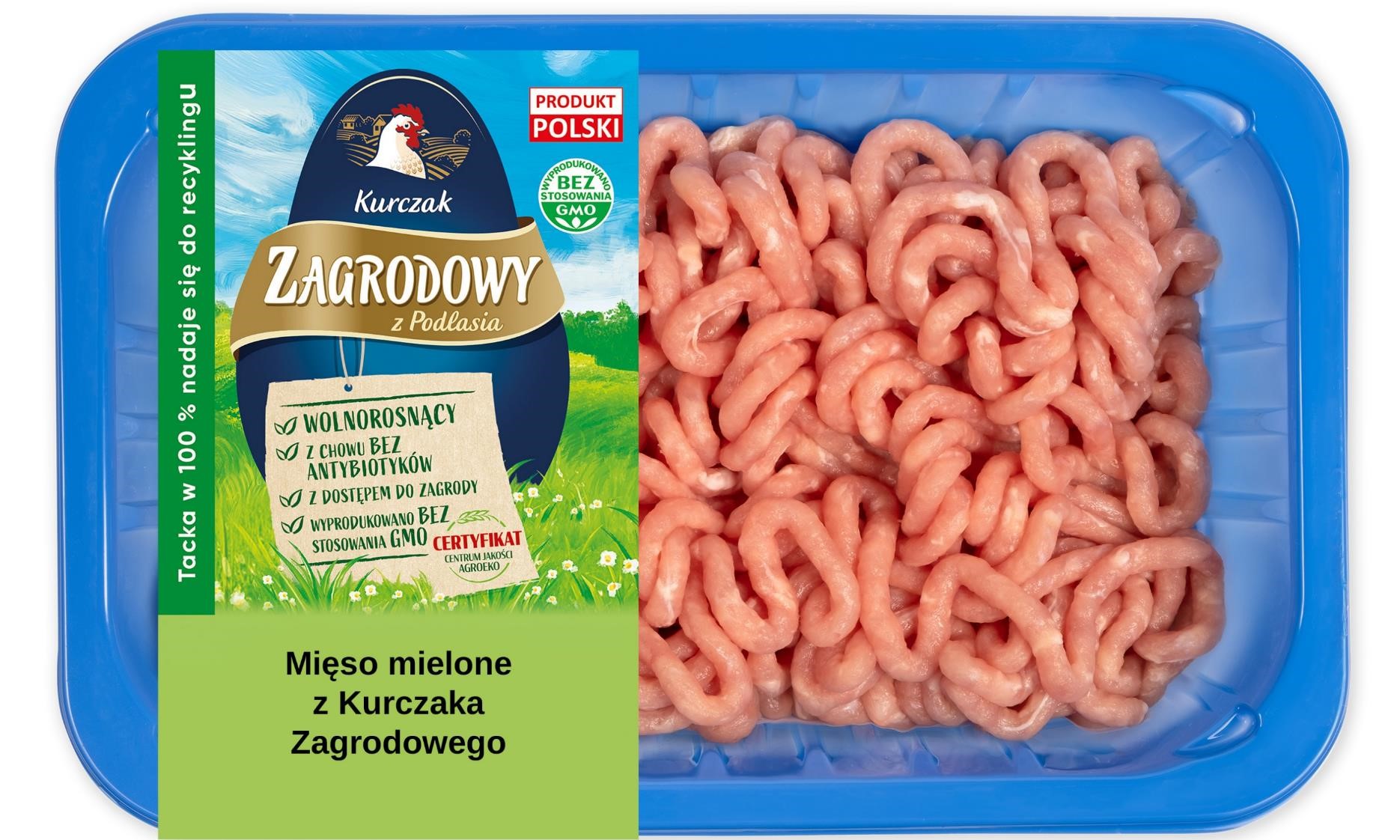 KURCZAK ZAGRODOWY Mięso mielone z nogi kurczaka zagrodowego
