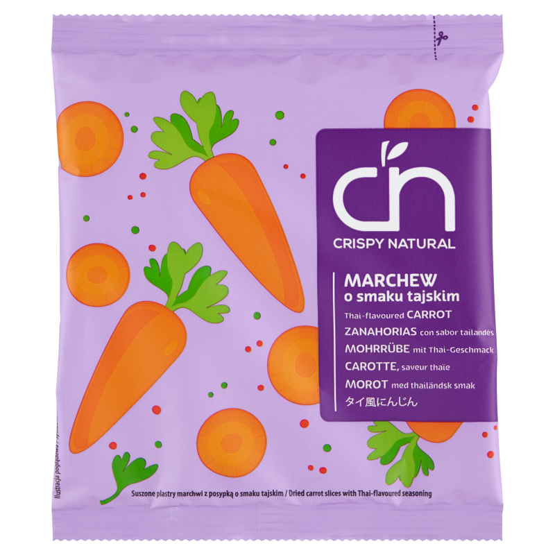 CRISPY Natural Marchew o smaku tajskim