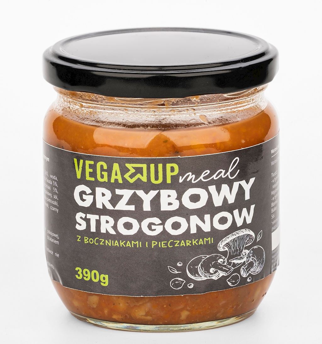 VEGA UP Grzybowy strogonow z boczniakami i pieczarkami (wegański)