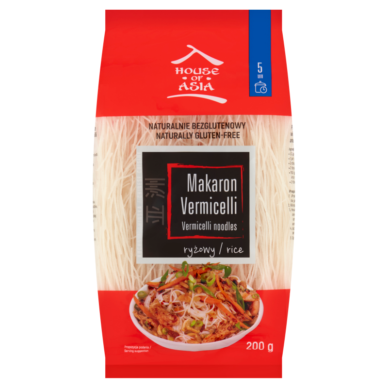 HOUSE OF ASIA Makaron Vermicelli ryżowy frisco.pl