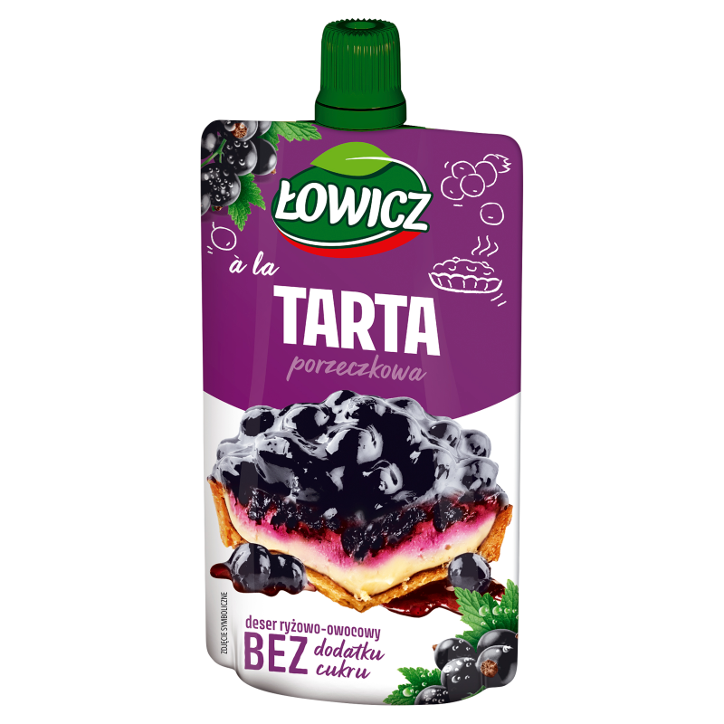 ŁOWICZ Deser ryżowo-owocowy a'la tarta porzeczkowa frisco.pl