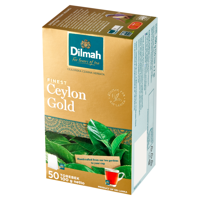 DILMAH Herbata Ceylon Gold 50 torebek ex. frisco.pl