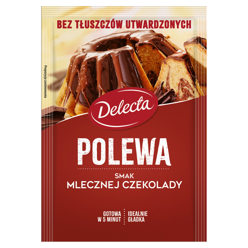 DELECTA Polewa o smaku mlecznej czekolady frisco.pl