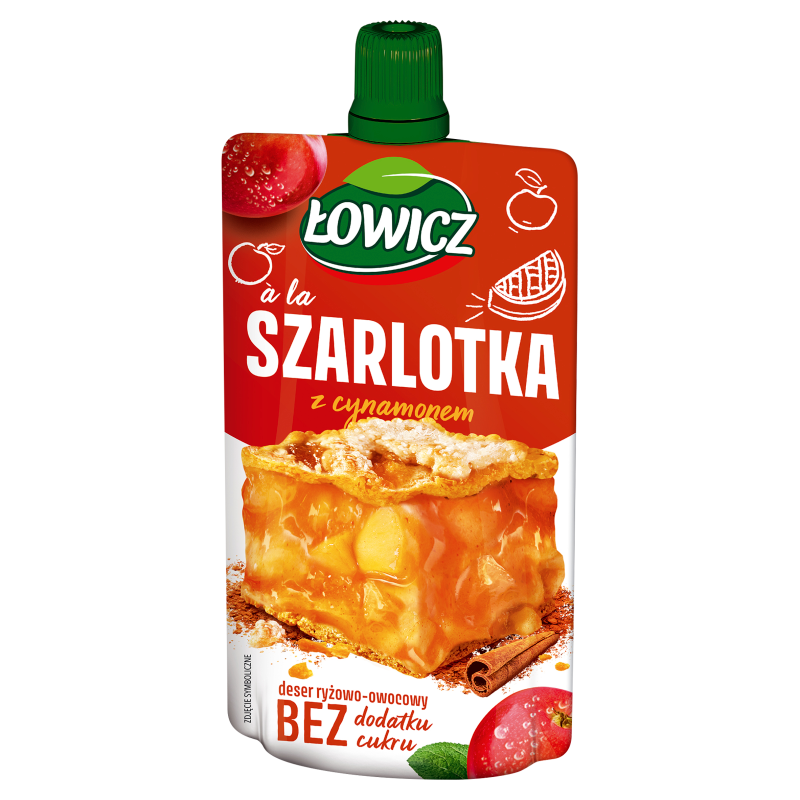 ŁOWICZ Deser ryżowo-owocowy a'la szarlotka z cynamonem frisco.pl