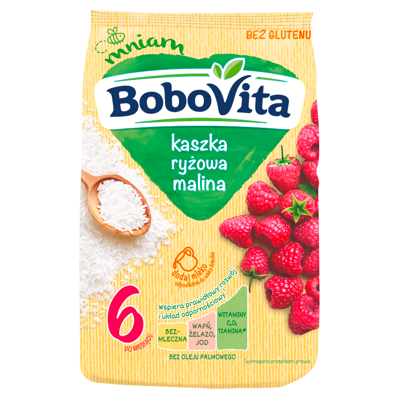 BOBOVITA Kaszka ryżowa o smaku malinowym - po 4 miesiacu frisco.pl