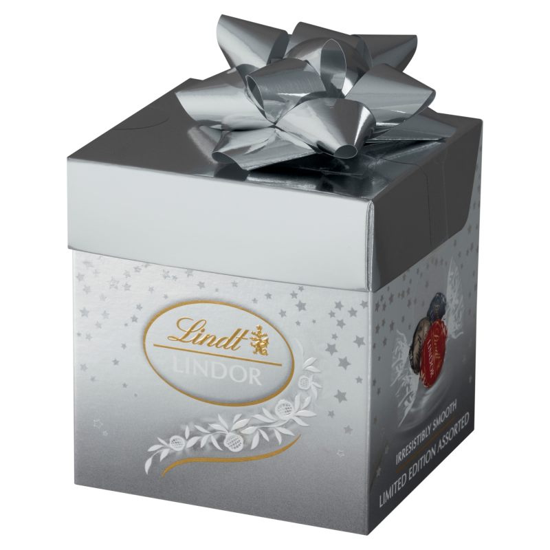 LINDT Praliny z mlecznej czekolady białej i gorzkiej z nadzieniem