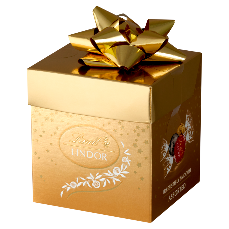 LINDT Praliny z mlecznej czekolady białej i gorzkiej