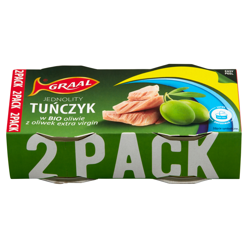 GRAAL Tuńczyk jednolity w BIO oliwie z oliwek extra virgin