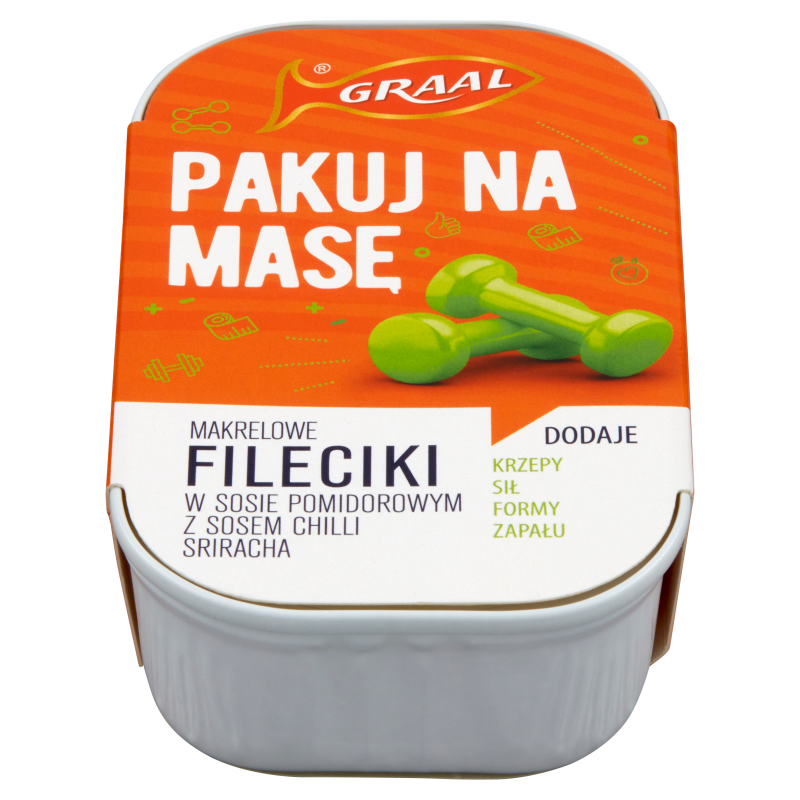 GRAAL Fileciki z makreli w sosie pomidorowym z sosem chilli sriracha frisco.pl