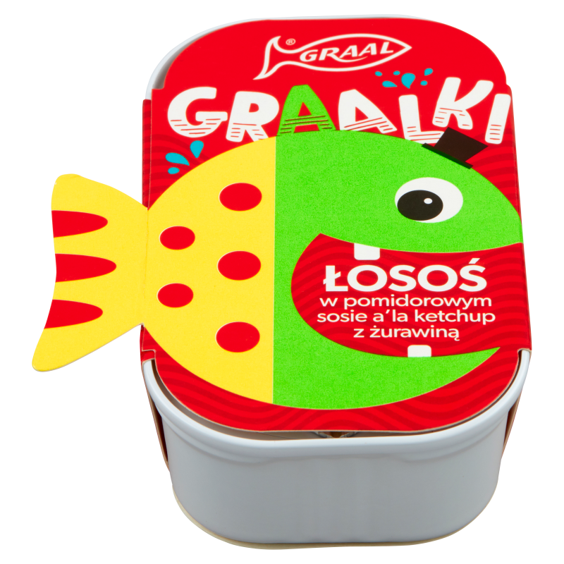 GRAAL GRAALKI Łosoś w pomidorowym sosie a'la ketchup z żurawiną