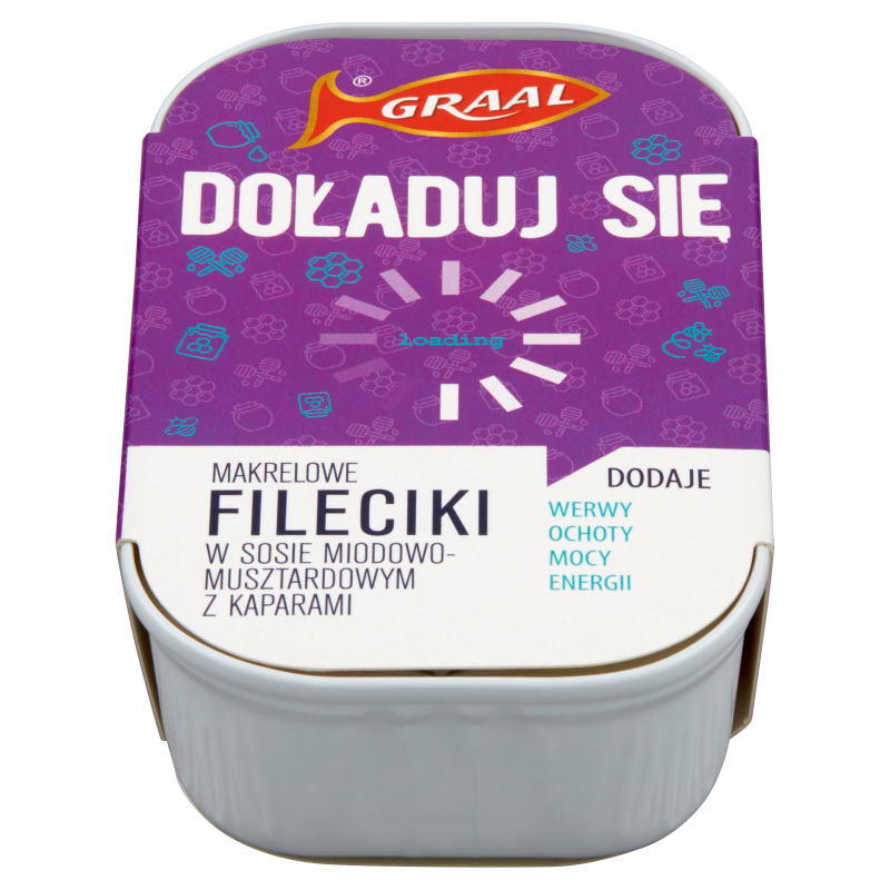 GRAAL Fileciki z makreli w sosie musztardowo-miodowym z kaparami