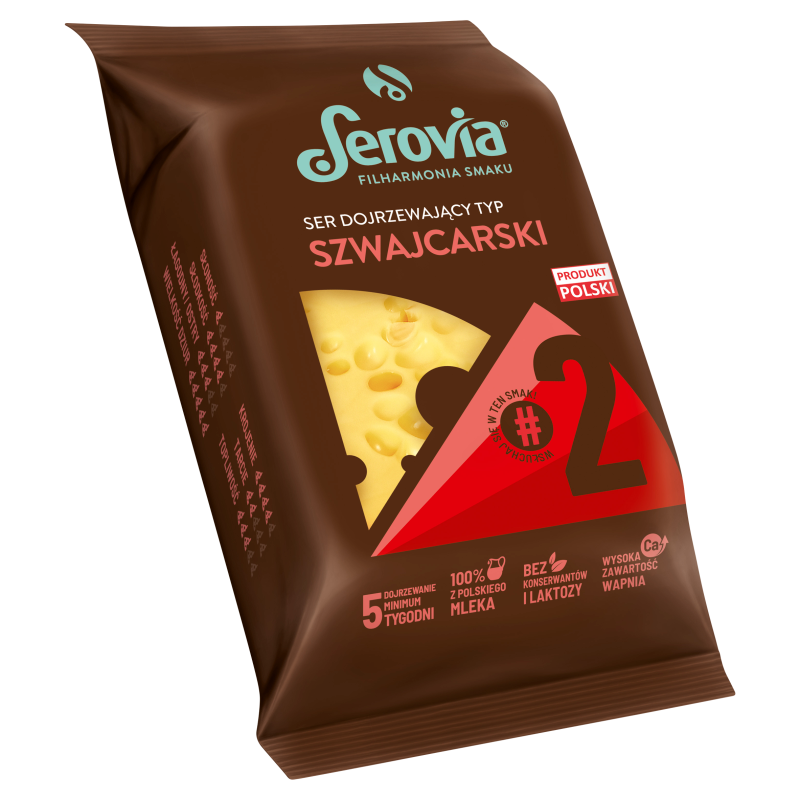 SEROVIA Ser żółty dojrzewający typ szwajcarski w kawałku frisco.pl