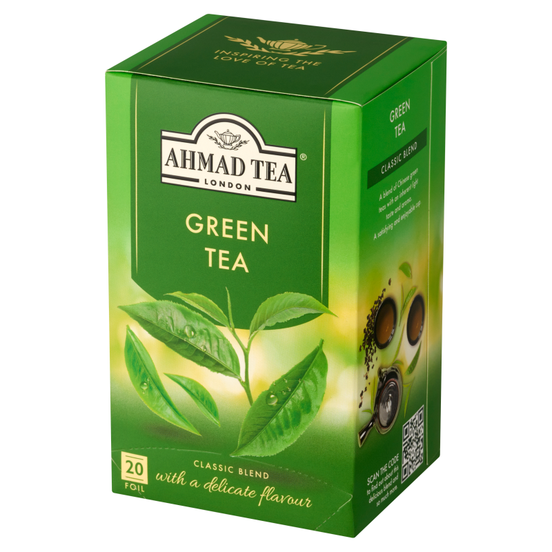 AHMAD TEA Herbata zielona 20 torebek (saszetki)