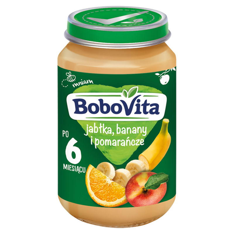 BOBOVITA Deserek Jabłka, banany i soczyste pomarańcze - po 6 miesiącu frisco.pl