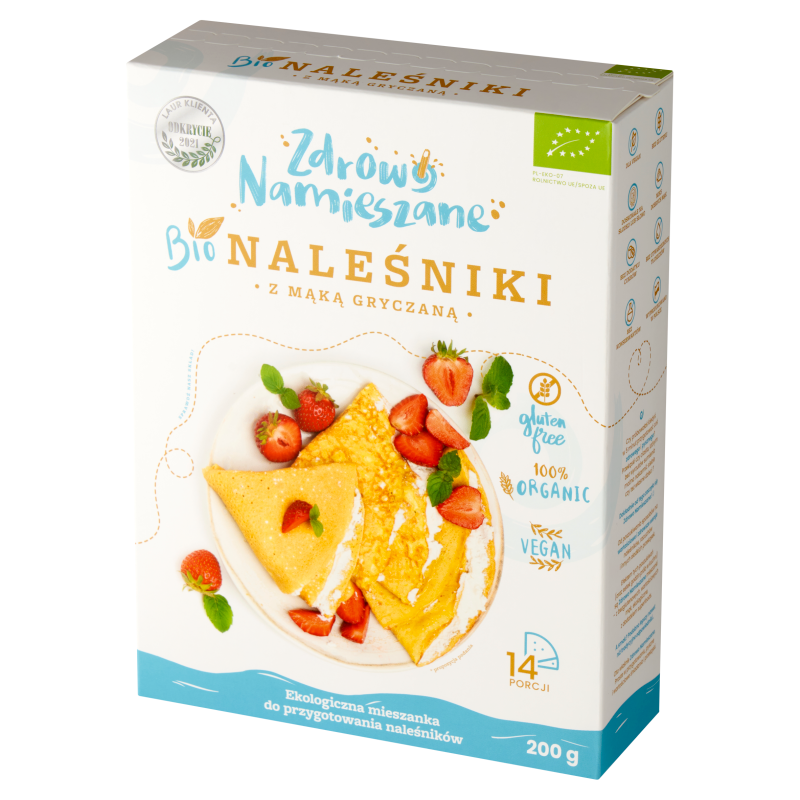ZDROWO NAMIESZANE Naleśniki z mąką gryczaną (mieszanka) BIO frisco.pl
