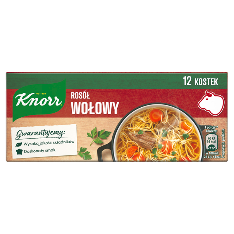 KNORR Rosół wołowy (12 kostek) frisco.pl