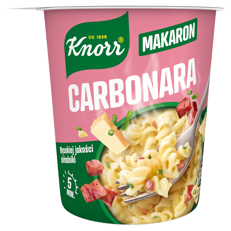 KNORR Danie makaron carbonara w kubku frisco.pl
