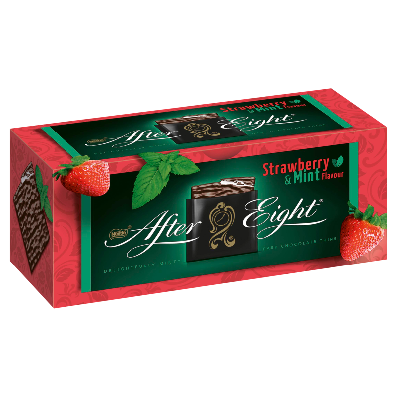 AFTER EIGHT Czekoladki z nadzieniem miętowo-truskawkowym