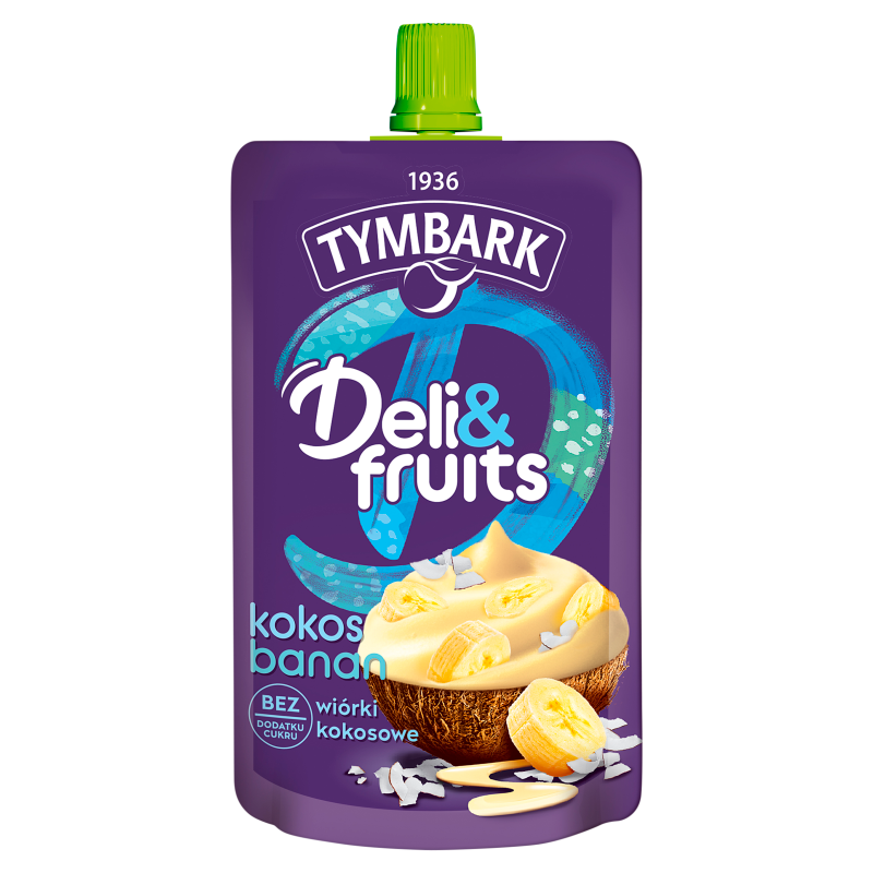 TYMBARK Mus Deli&fruits kokos banan wiórki kokosowe