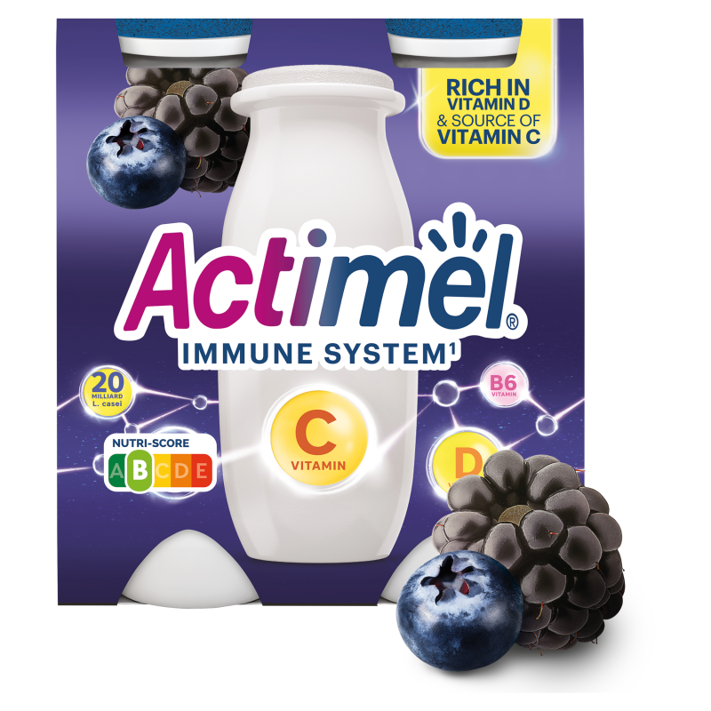 ACTIMEL Napój mleczny jagoda-jeżyna (4 szt.) frisco.pl