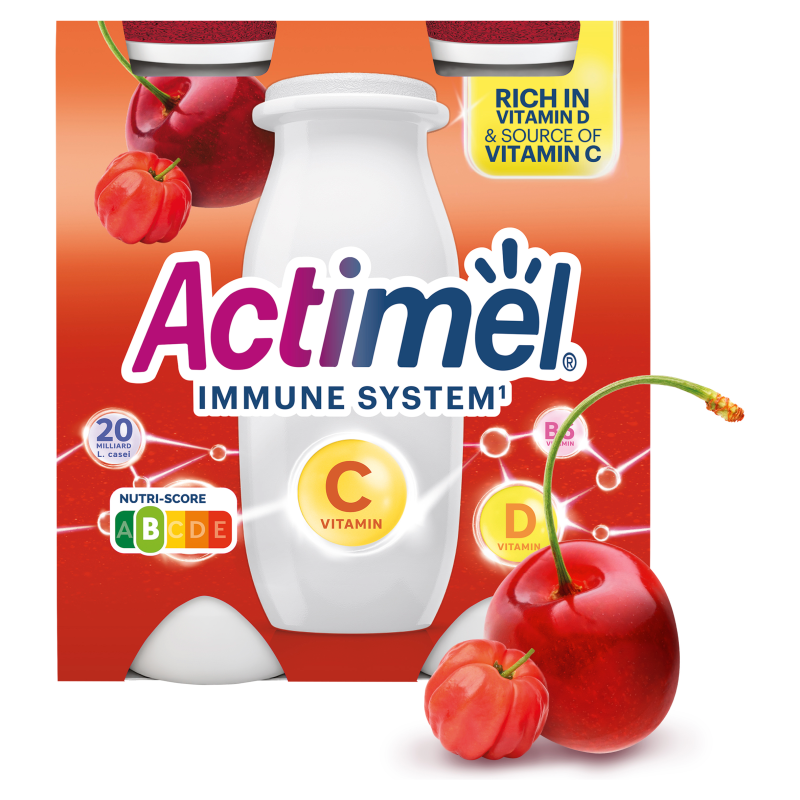 ACTIMEL Napój mleczny czereśnia-acerola (4 szt.) frisco.pl