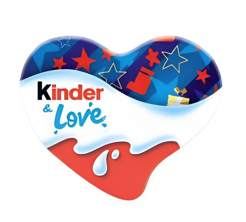 KINDER Love Serce z mlecznej czekolady z mlecznym nadzieniem frisco.pl