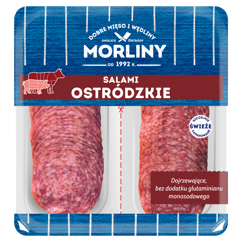 MORLINY Salami ostródzkie - plastry frisco.pl
