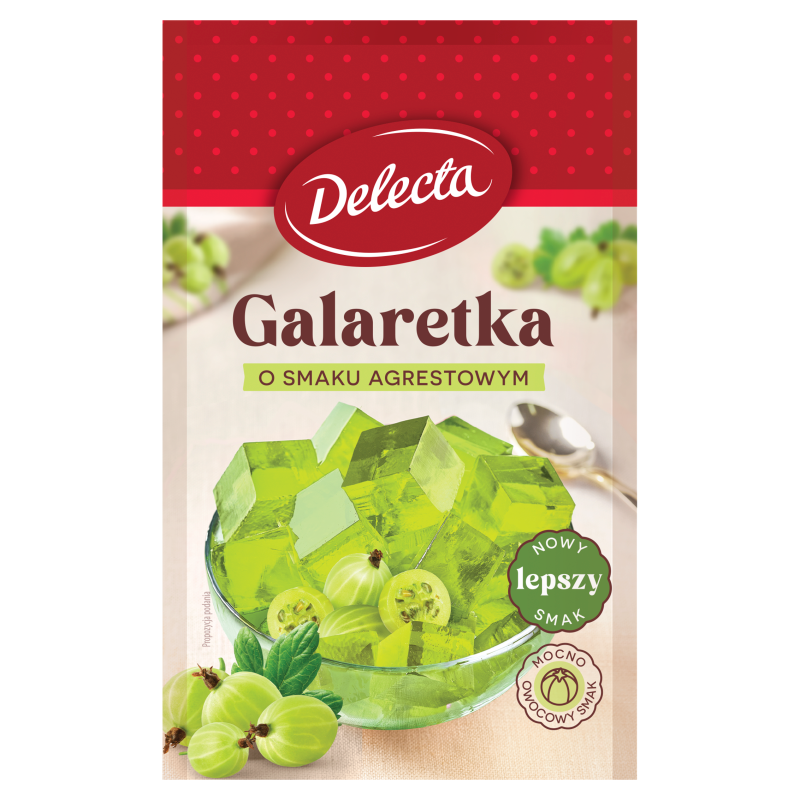 DELECTA Galaretka o smaku agrestowym frisco.pl