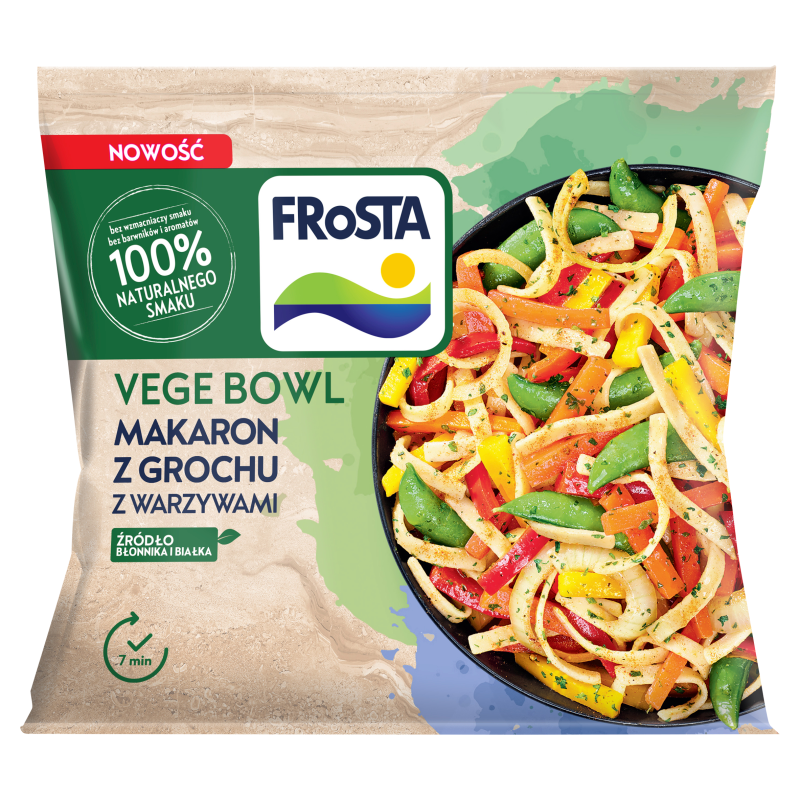FROSTA VEGE BOWL Makaron z grochu z warzywami