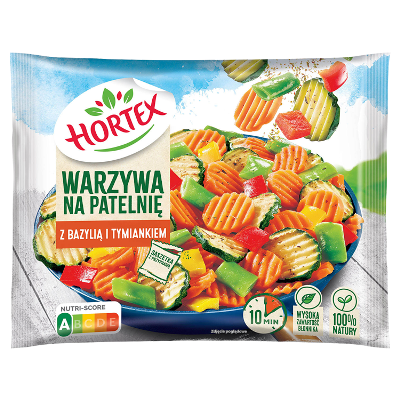 HORTEX Warzywa na Patelnię z bazylią i tymiankiem mrożone frisco.pl