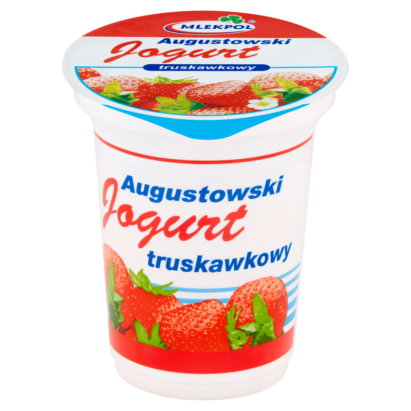 MLEKPOL Jogurt Augustowski truskawkowy