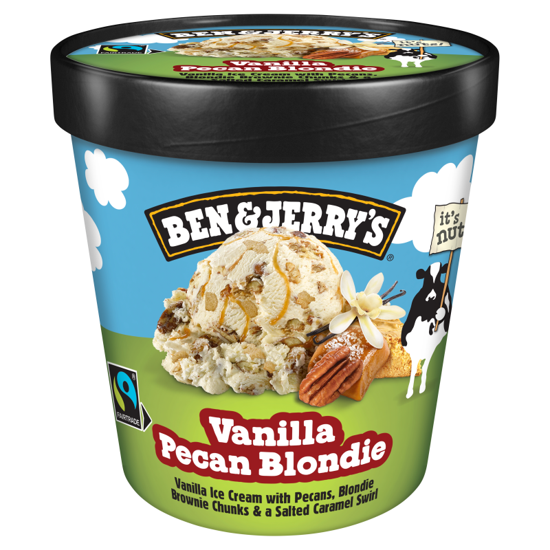 BEN&JERRY'S Lody Vanilla Pecan Blondie