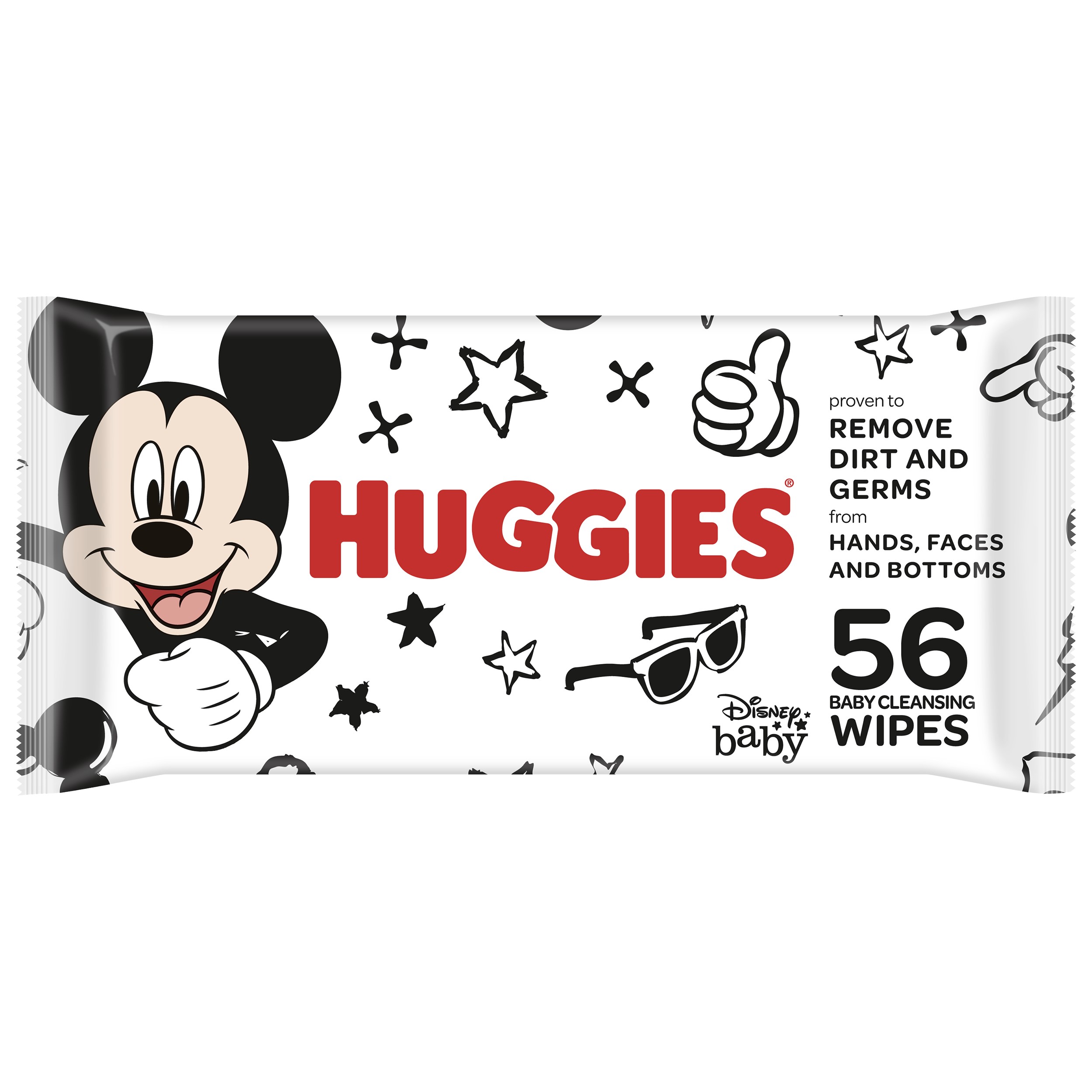 HUGGIES Baby Wipes Chusteczki oczyszczające Mickey Mouse