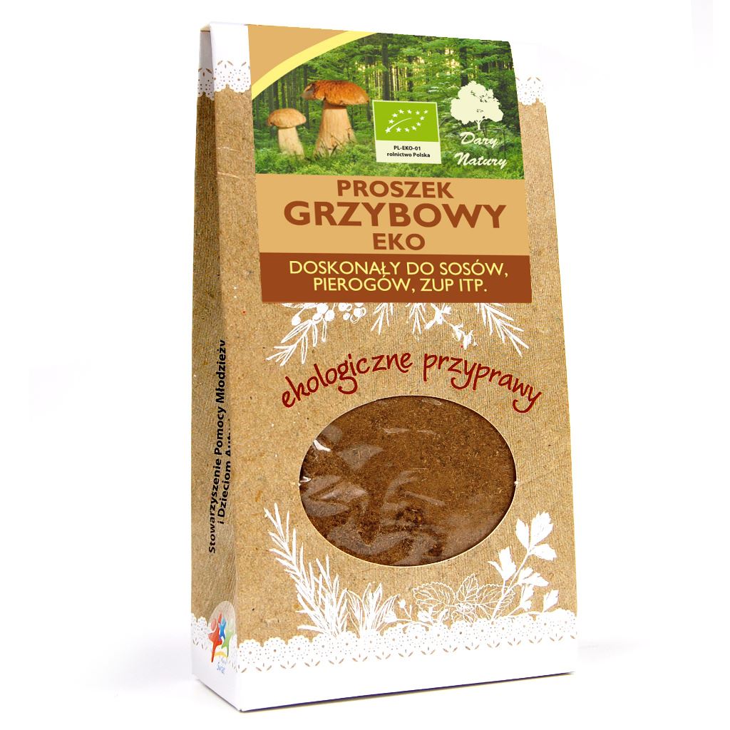 DARY NATURY Proszek grzybowy (z borowika, koźlaka i podgrzybka) BIO
