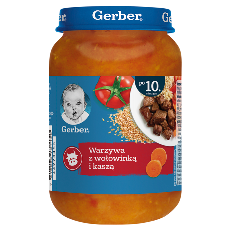 GERBER OBIADEK Wołowinka po staropolsku z kaszą dla niemowląt po 10 miesiącu frisco.pl