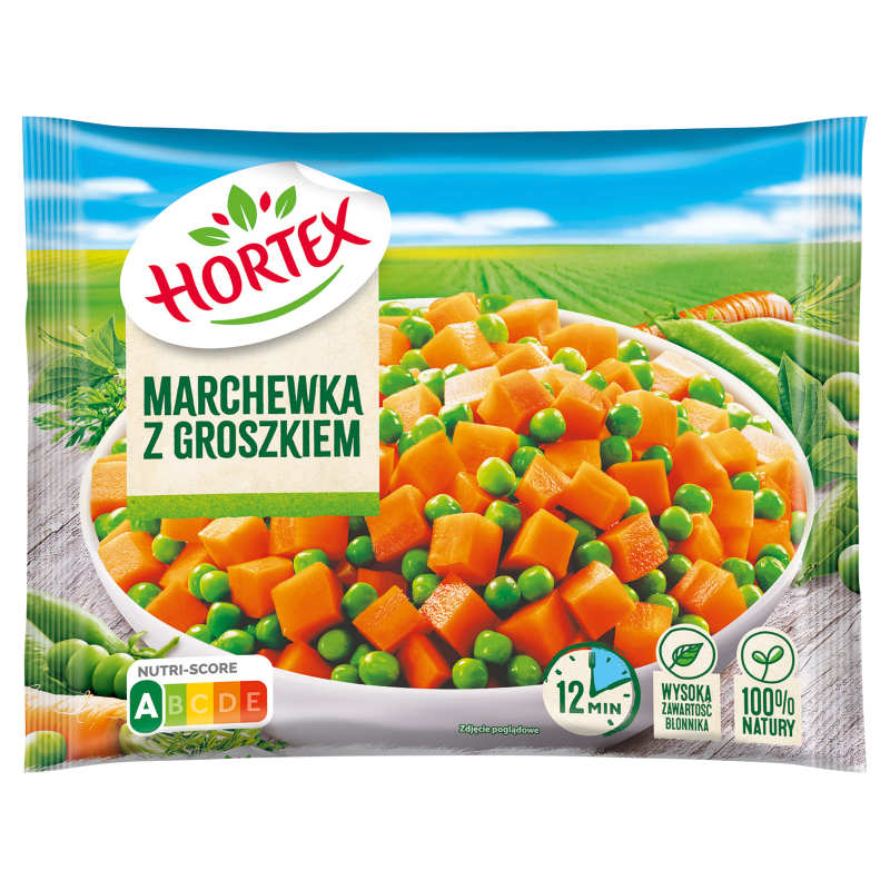 HORTEX Marchew z groszkiem mrożona frisco.pl