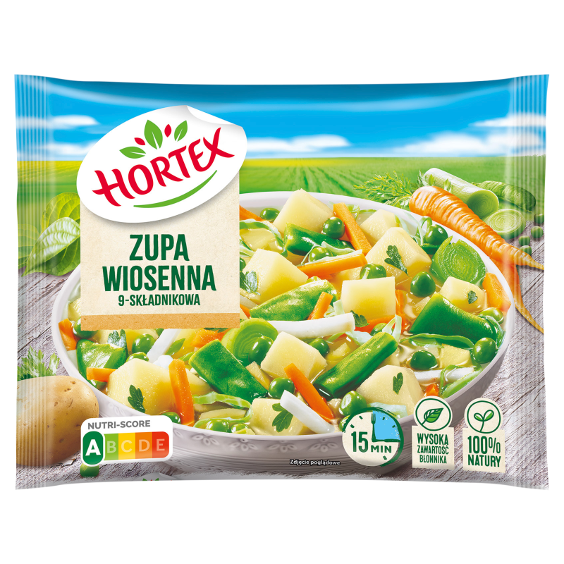 Hortex mrożona zupa wiosenna, mieszanka 9 składników - Frisco.pl