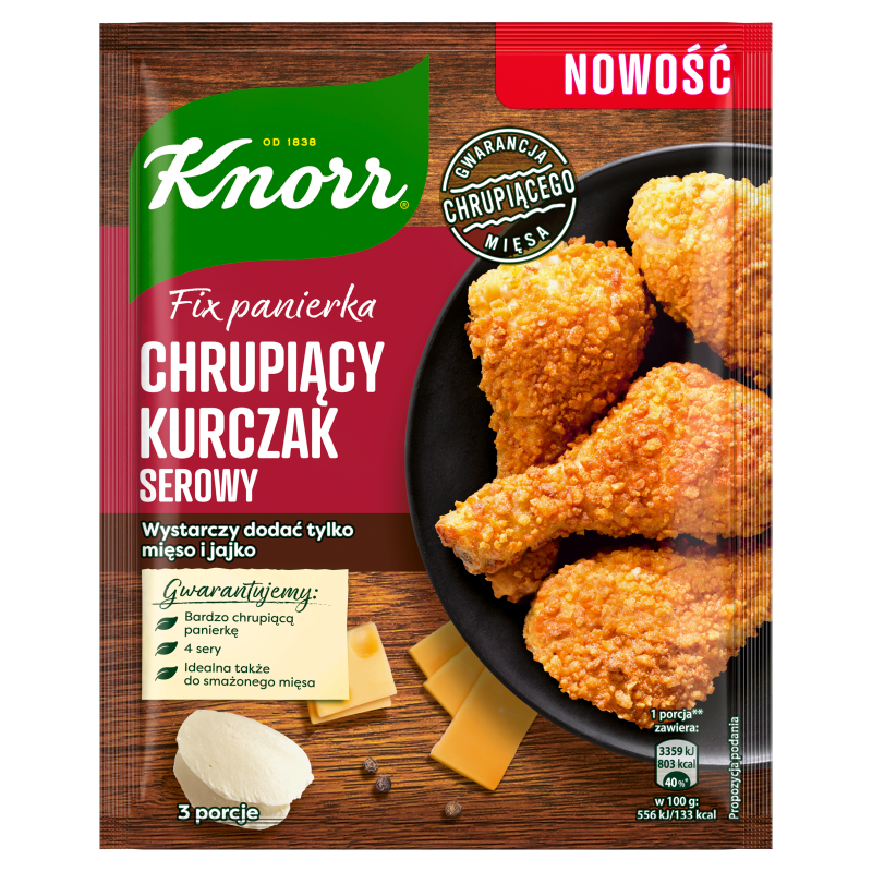KNORR FIX Chrupiący kurczak serowy (panierka) frisco.pl